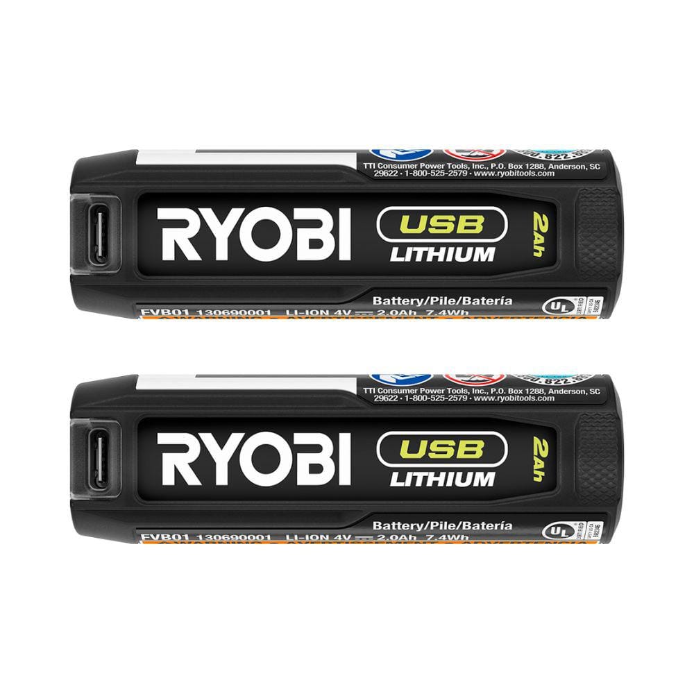 USB Lithium 2.0 Ah Rechargeable Batteries (2-Pack) price history on PriceWatchPro