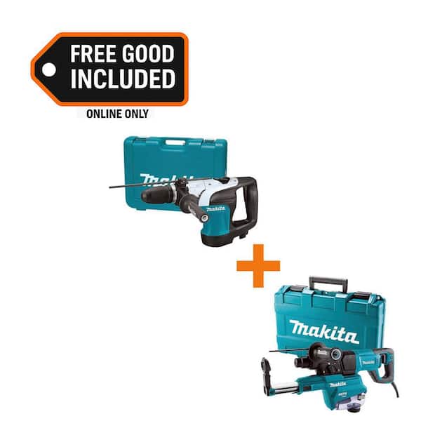 10 Amp 1-9/16 in. Corded SDS-MAX Concrete/Masonry Rotary Hammer Drill with Hard Case w/ 1 in. SDS-PLUS AVT Rotary Hammer