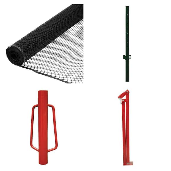 Poultry Netting, Steel U Post, Post Driver and T-Post Puller Combo