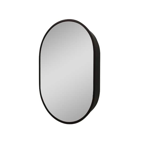 Series 31 in. W x 21 in. H Rectangular Aluminum Medicine Cabinet with Mirror