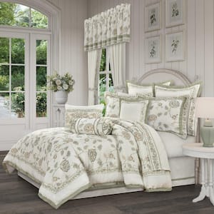 Flaire 4-Pieces Polyester California King Comforter Set