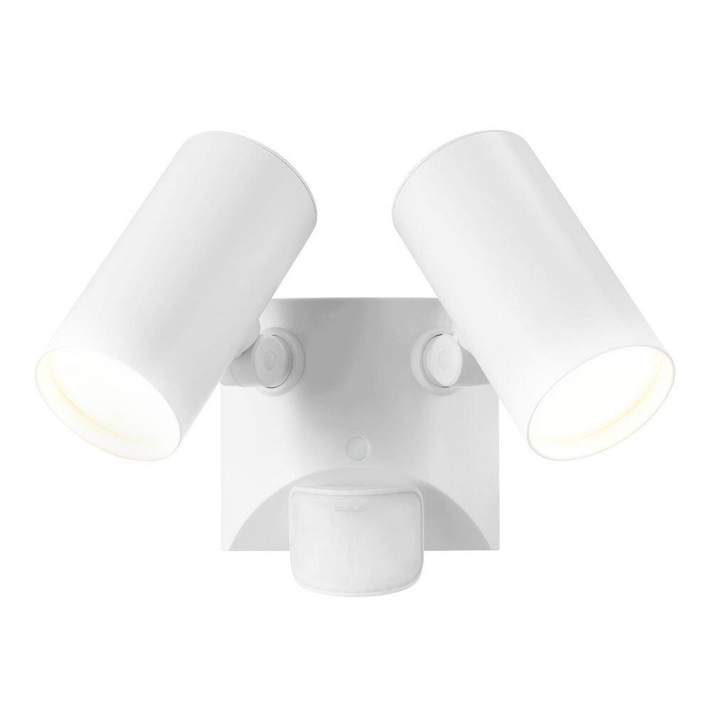 180-Degree 22W Twin Head White Wired Motion Activated Diecast Architectural Security Light price history on PriceWatchPro
