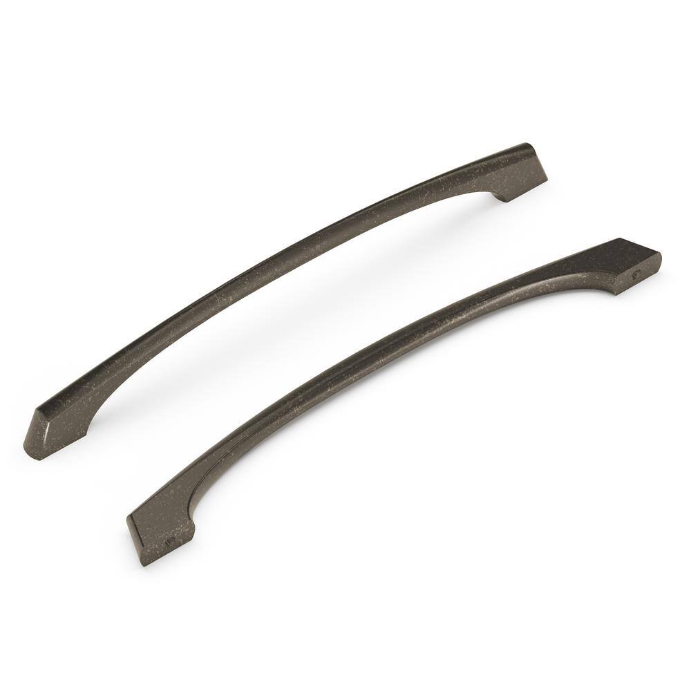 Greenwich Pull 8-13/16 in. (224mm) Center to Center Distressed Brown Windover Antique Cabinet Arch Pull (10-Pack) price history on PriceWatchPro