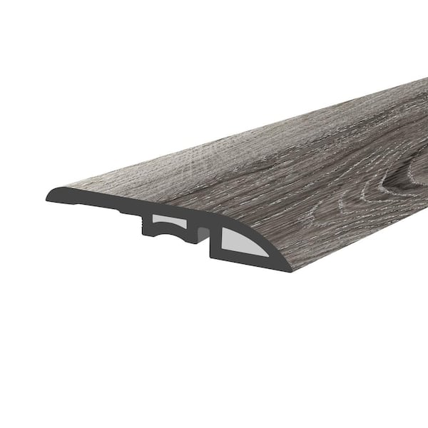 Lucida Surfaces GlueCore Coffee 1-3/4 in. W x 47-1/4 in. L x 0.27 in. T Vinyl Reducer Molding Trim