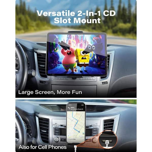 car stereo cd slot car mount