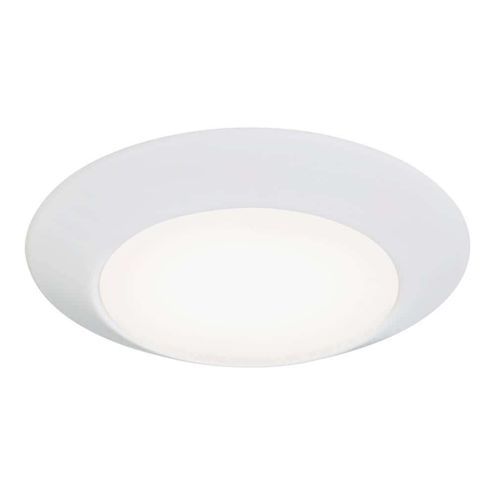 White Frosted Polycarbonate LED Recessed Light Fixture