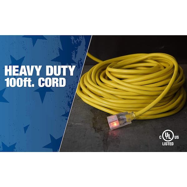 L 70100 123 7 – 12/3 100 ft. Duplex Outlet Box w/GFCI Power Cord Reel - US  Tool Depot