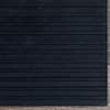 Ottomanson Easy clean, Waterproof Non-Slip 2x3 Indoor/Outdoor Rubber Doormat,  20 in. x 39 in., Black RDM7003-2X3 - The Home Depot