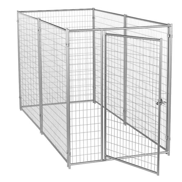 Lucky Dog 6 ft. H x 5 ft. W x 10 ft. L Modular Welded Wire Kennel Kit