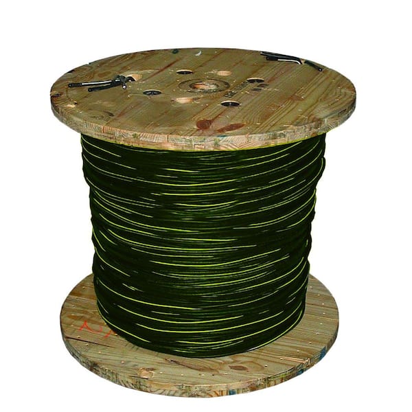 Southwire 1,000 ft. 2-2-2 Black Stranded AL Ramapo URD Cable