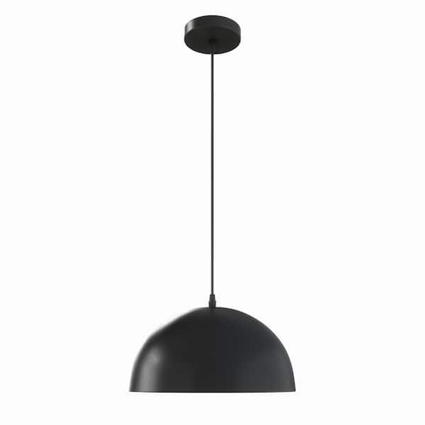 aiwen 40-Watt 1-Light Farmhouse Island Black Pendant Light Adjustable Metal  Vintage Hanging Ceiling light P-WS-P286 - The Home Depot