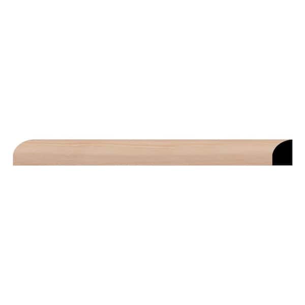 WM129 0.44 in. D x 0.69 in. W x 96 in. L Wood (Cherry) Shoe Moulding