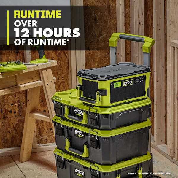 RYOBI ONE+ 18V Hybrid VERSE LINK Stereo and WHISPER SERIES 7-1/2