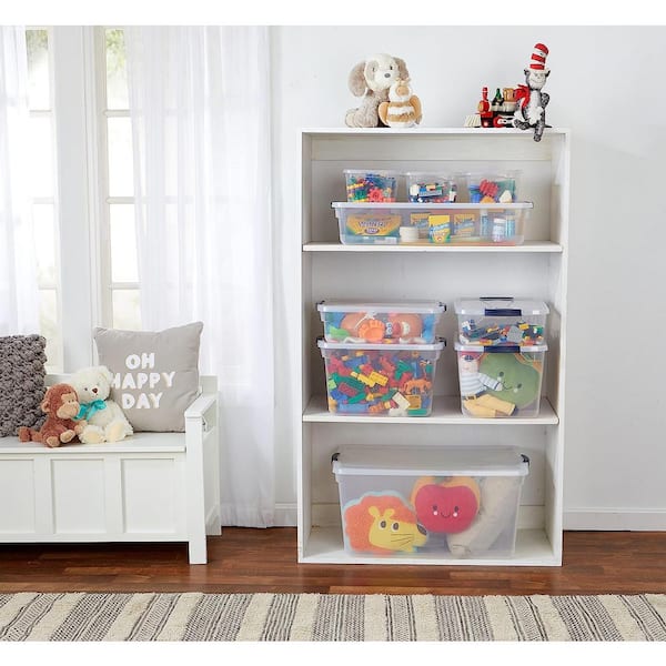 ピ*す様 ラバーメイド ストレージウェア 16個セット Rubbermaid Cleverstore Clear Variety Pack Storage Totes, 16-Pack
