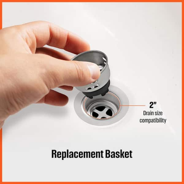 Regency 1 1/2 Basket Drain with Strainer - 1 1/2 IPS