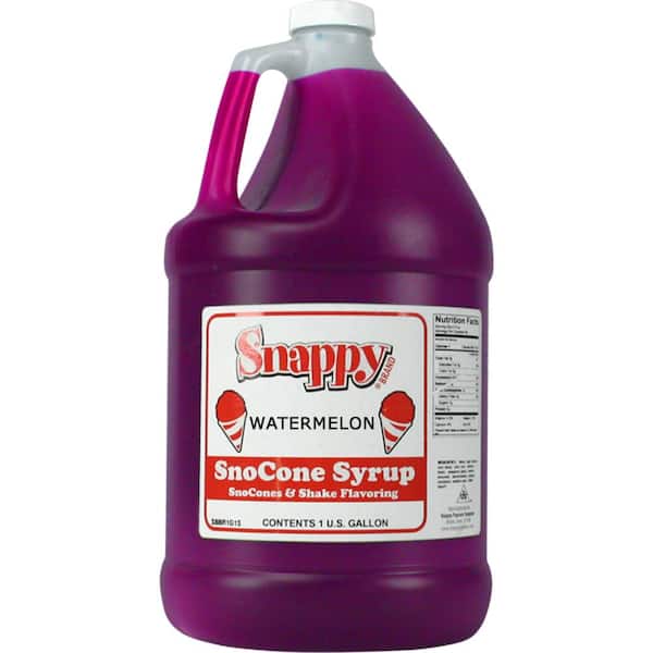 Snappy Snow Cone Syrup. 1 Gal. Watermelon
