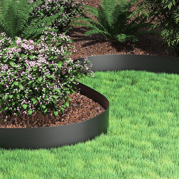 SVOPES 10 in. Depth 80 ft. Landscape Edging, Recycled HDPE Coiled