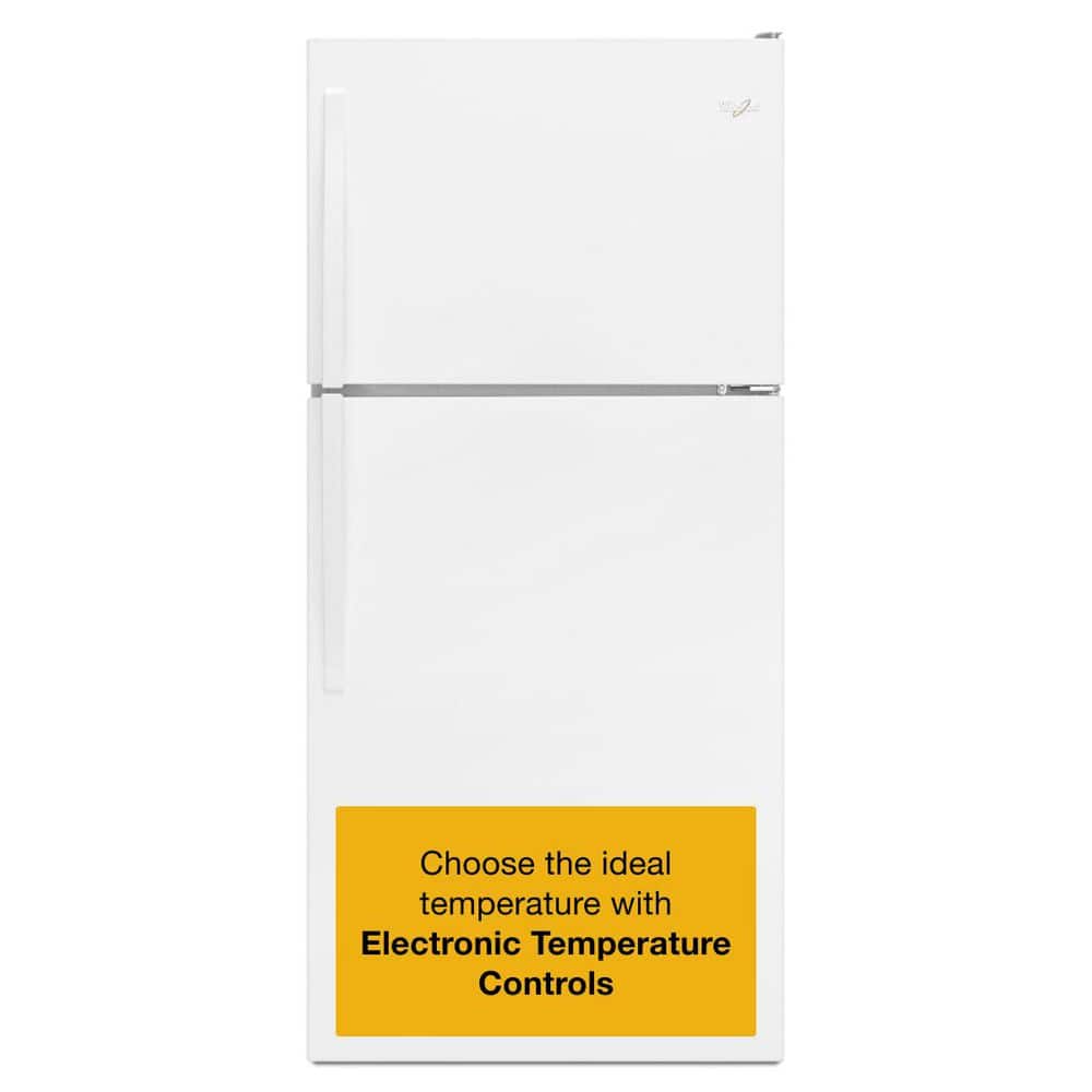Whirlpool 30 in. Wide Top Freezer Refrigerator in White 18 cu. ft. on Fridge.com