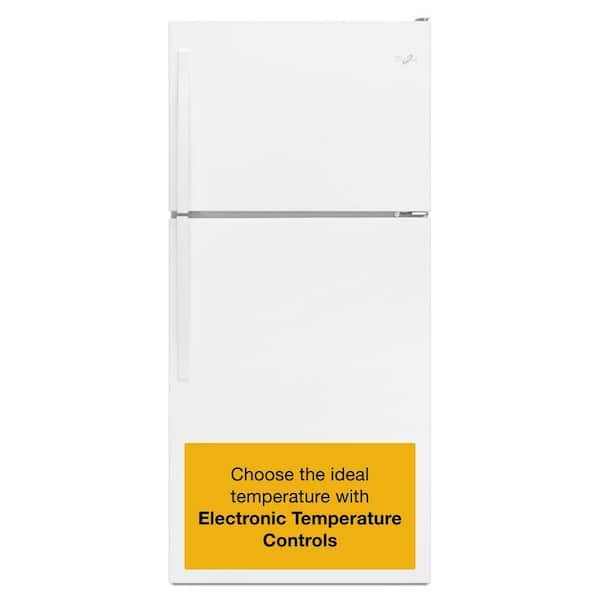 18.2 cu. ft. Top Freezer Refrigerator in White