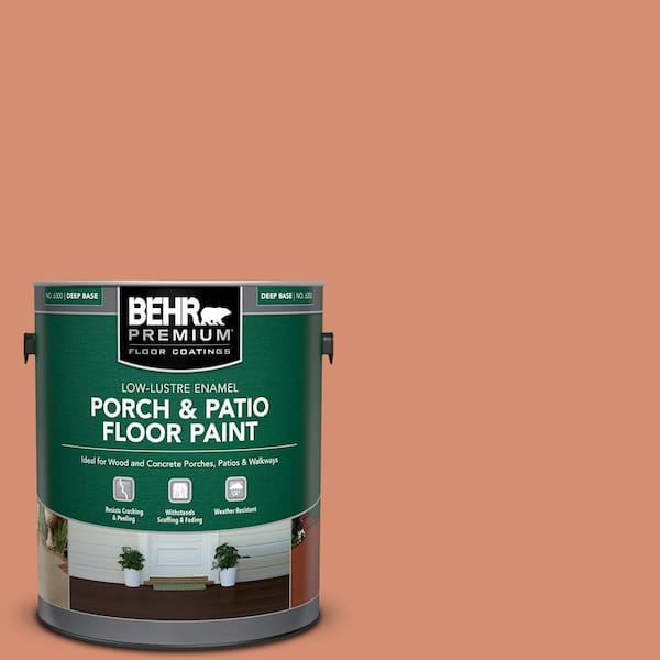 BEHR PREMIUM 1 gal. #PFC-12 Nuevo Terra Low-Lustre Enamel Interior/Exterior Porch and Patio Floor Paint
