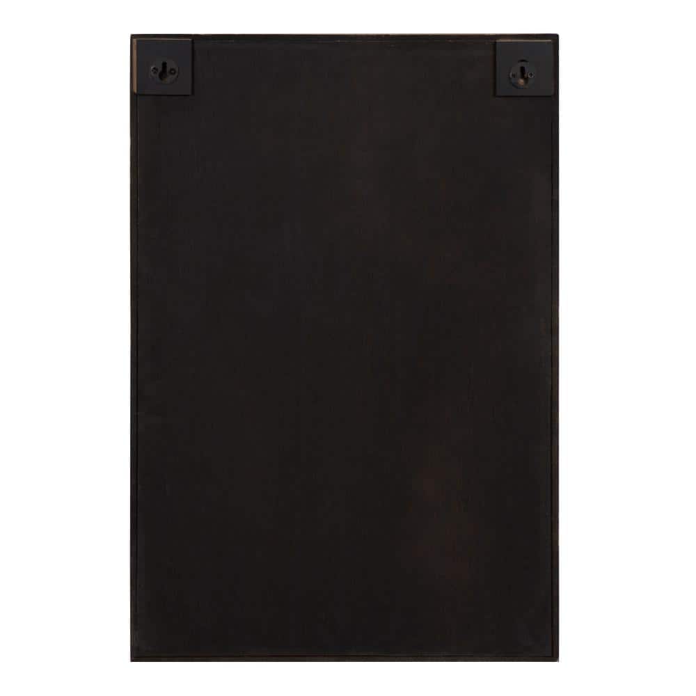 Rustic Brown Wooden Curio Cabinet with Lighted Black Iron Door