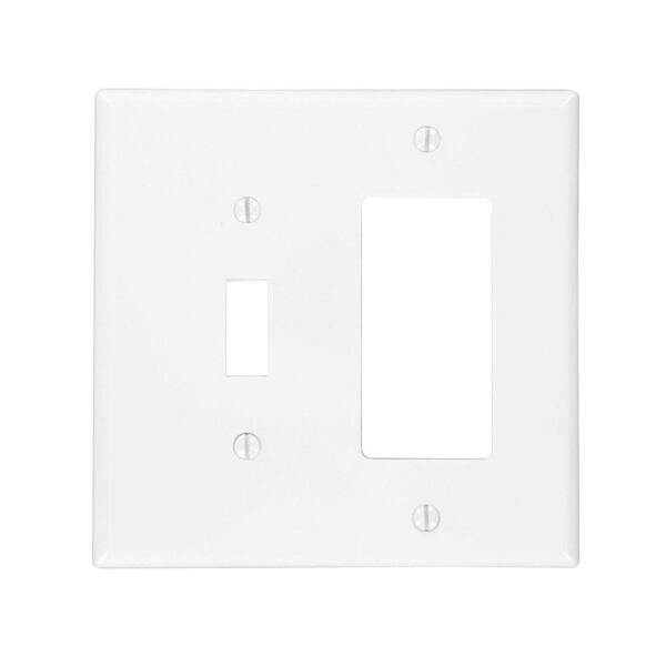 Leviton Antique Brass Tiki Bamboo 2-Gang Switch Cover Plate – Beach/Tropical Decor