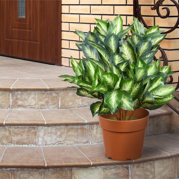 National Tree Company 24 In Artificial Hosta Plant Lh8 700 24 The Home Depot