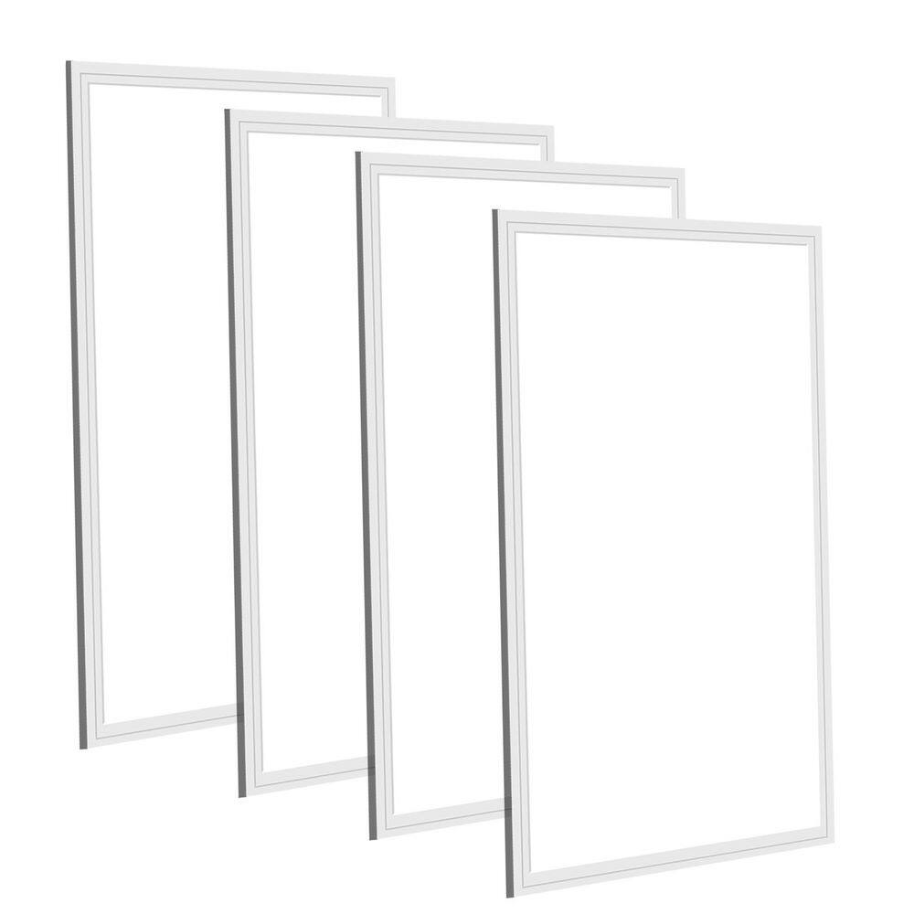 2 ft. x 4 ft. 7800 Lumens Integrated LED Panel Light, 5000K LED Troffer Lights Fixture Recessed Edge-Lit ETL (4-Pack) price history on PriceWatchPro