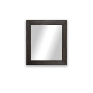 Modern Rustic ( 20.25 in. W x 32.25 in. H ) Wooden Espresso Wall Mirror