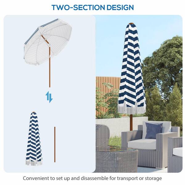 7 x 7 ft. Outdoor Patio Umbrella with Tilt, Market Table Umbrella