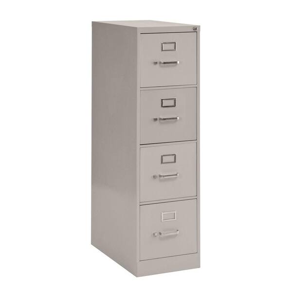 Sandusky 4-Drawer Vertical File Cabinet in Dove Grey-DISCONTINUED