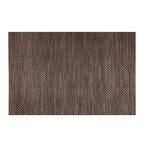 EveryTable Brown, Black and Ash Brown Placemat (Set of 12)