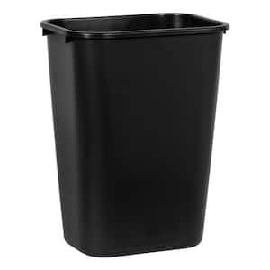Standard Series 10.3 Gal. Black Rectangular Trash Can