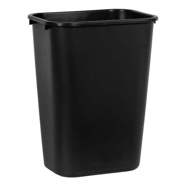 Rubbermaid Indoor Trash Can w/ No Lid, Gray Plastic, 10.25 Gal.  (FG295700GRAY)