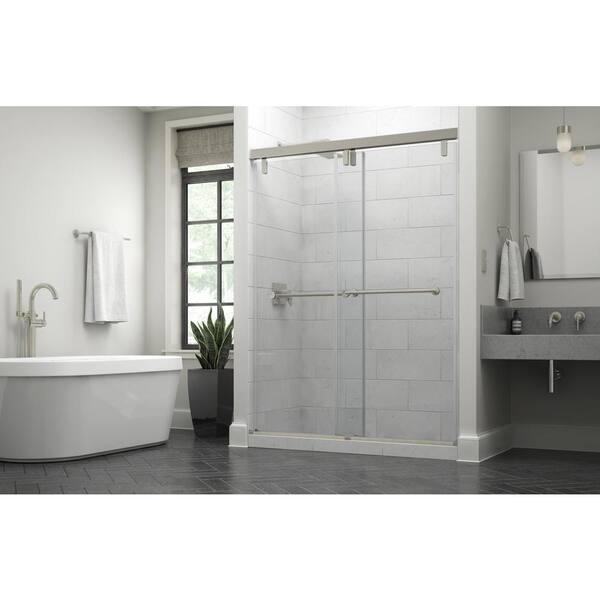 Delta Lyndall 60 in. W x 711/2 in. H Mod SoftClose Sliding Frameless