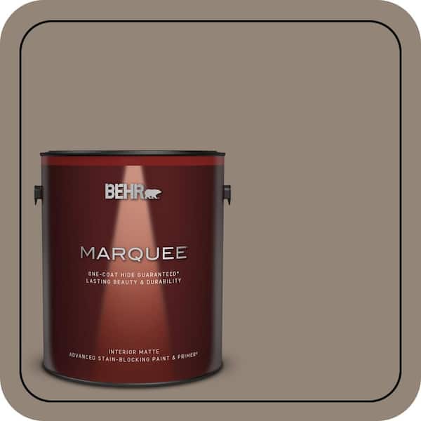BEHR MARQUEE 1 gal. #N220-5 Ottertail One-Coat Hide Matte Interior Paint & Primer