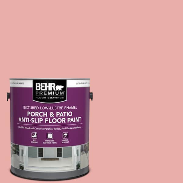 BEHR PREMIUM 1 gal. #M160-3 Sweet Tart Textured Low-Lustre Enamel Interior/Exterior Porch and Patio Anti-Slip Floor Paint