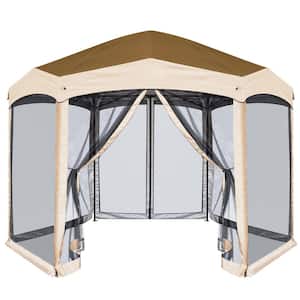 VINGLI 10 ft. x 20 ft. Easy Pop Up Canopy Tent with 6 Removable
