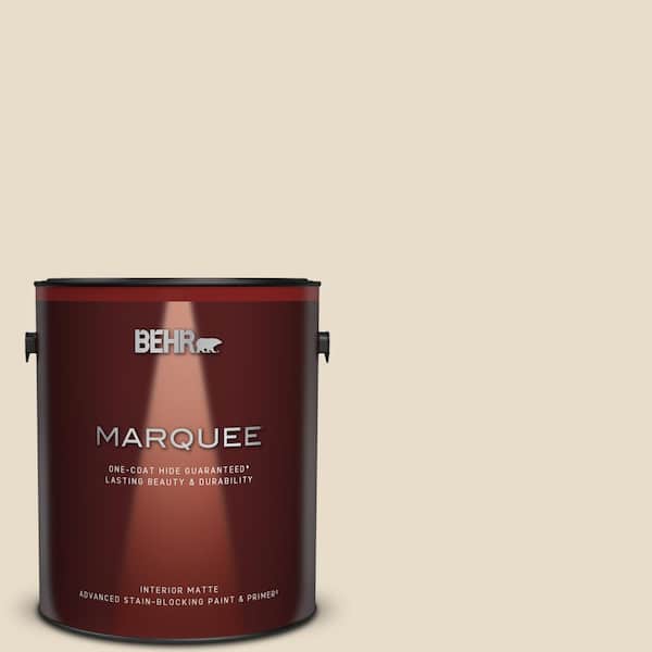BEHR MARQUEE 1 gal. 23 Antique White Matte Interior Paint with Primer