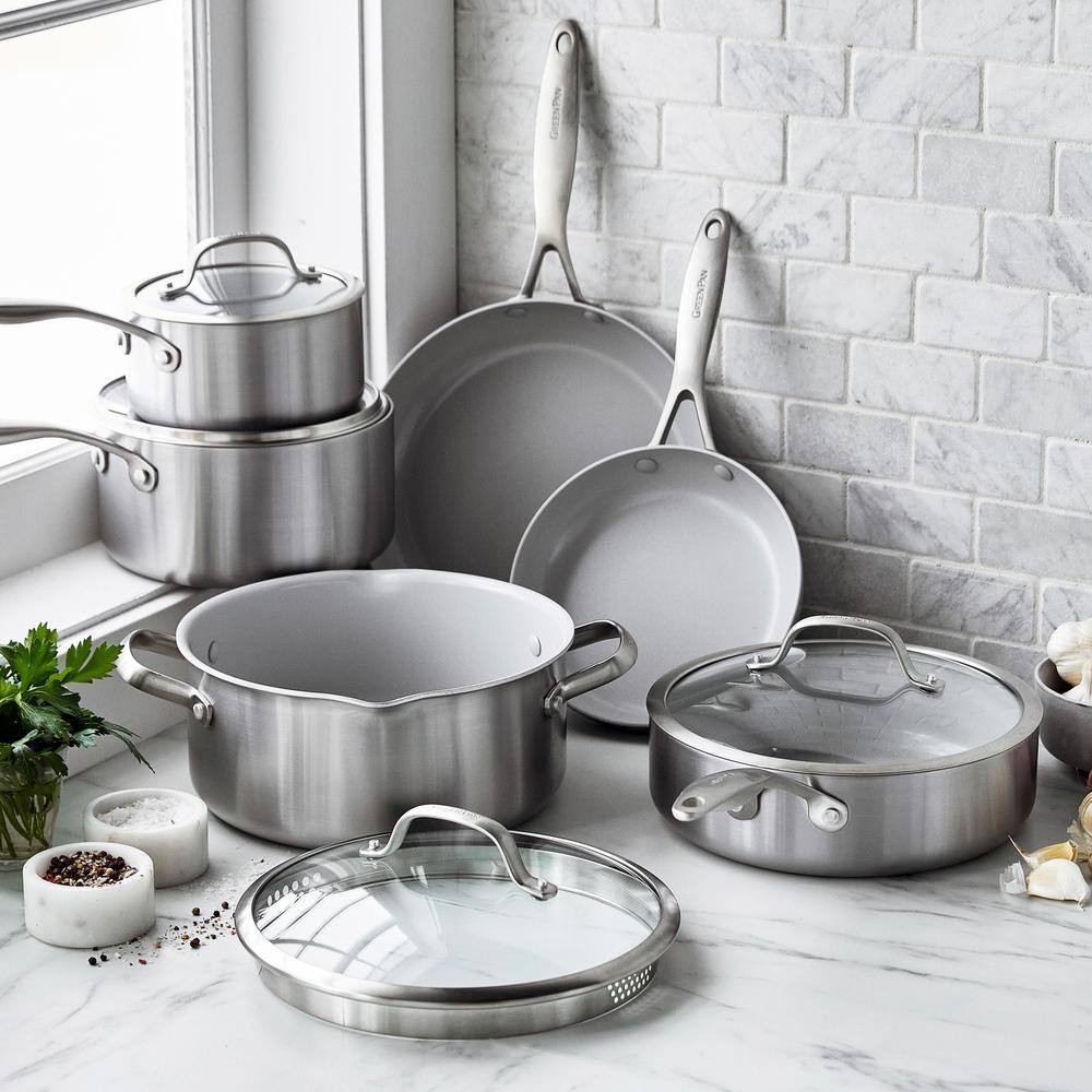 Venice Pro Stainless Steel Nonstick 10-Piece Cookware Set