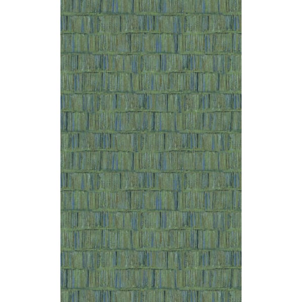 Walls Republic Green Geometric Brushstrokes Tiles Printed Non-Woven Paper Paste the Wall Textured Wallpaper 57 sq. ft.