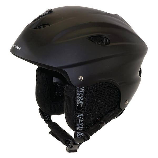 Ventura 58-61 cm Skiing/Snowboarding Adult Helmet L in Black