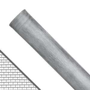 30 in. x 100 ft. Bright Aluminum Screen Roll for Windows and Door