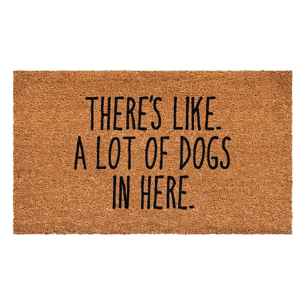 Calloway Mills There's Like a Lot of Dogs Here 24 in. x 48 in. Door Mat