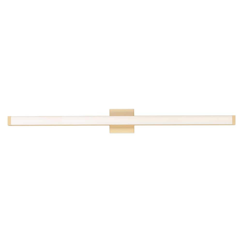 Spec 1 Light 48 in. Stainless Steel Gold LED Bath Vanity price history on PriceWatchPro