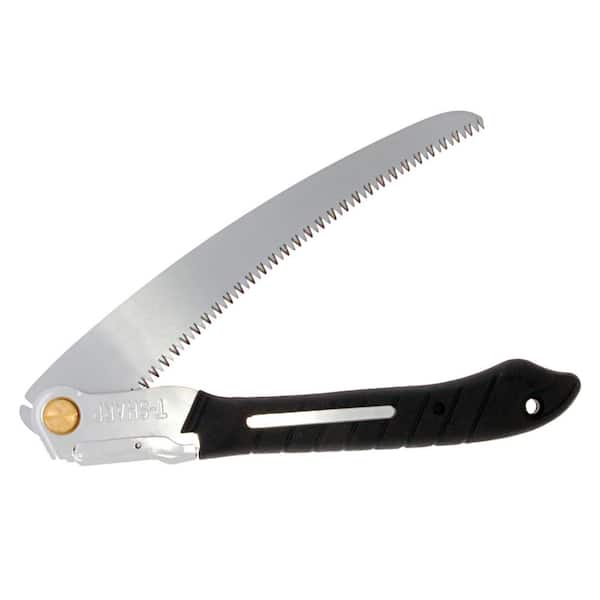 Folding Saw with Steel Handle, 10.5-Inch Tri-Edge Blade