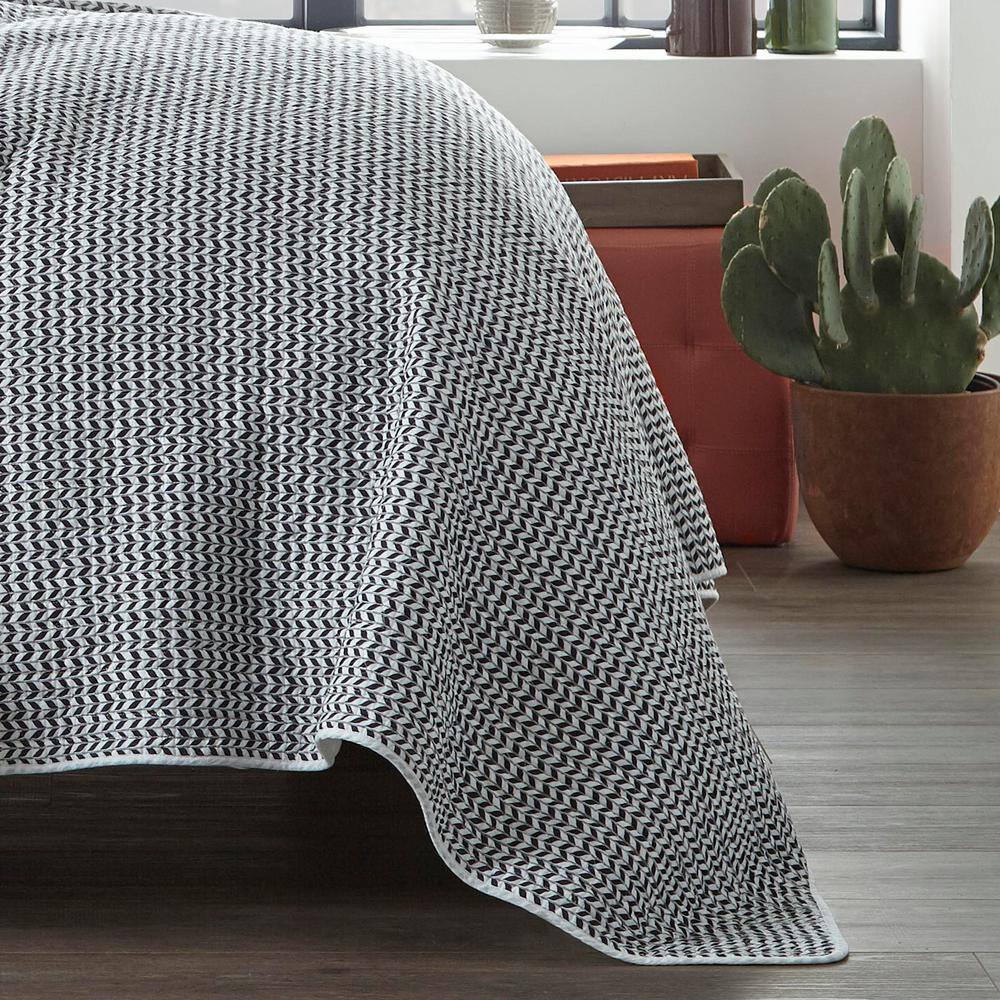 King Size Mink Cotton Reversible Quilt Set