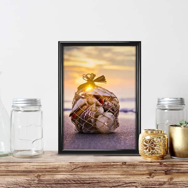 Malden 6-Pieces International Designs Metro 5 in. x 7 in. Picture Frames with Black