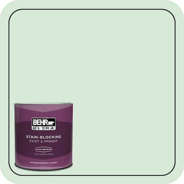 BEHR ULTRA 1 qt. #M410-1 Jade Mist Extra Durable Eggshell Enamel Interior Paint & Primer