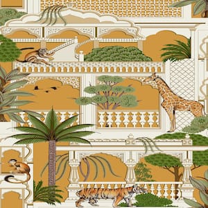 Ani mahal Turmeric Yellow Wallpaper